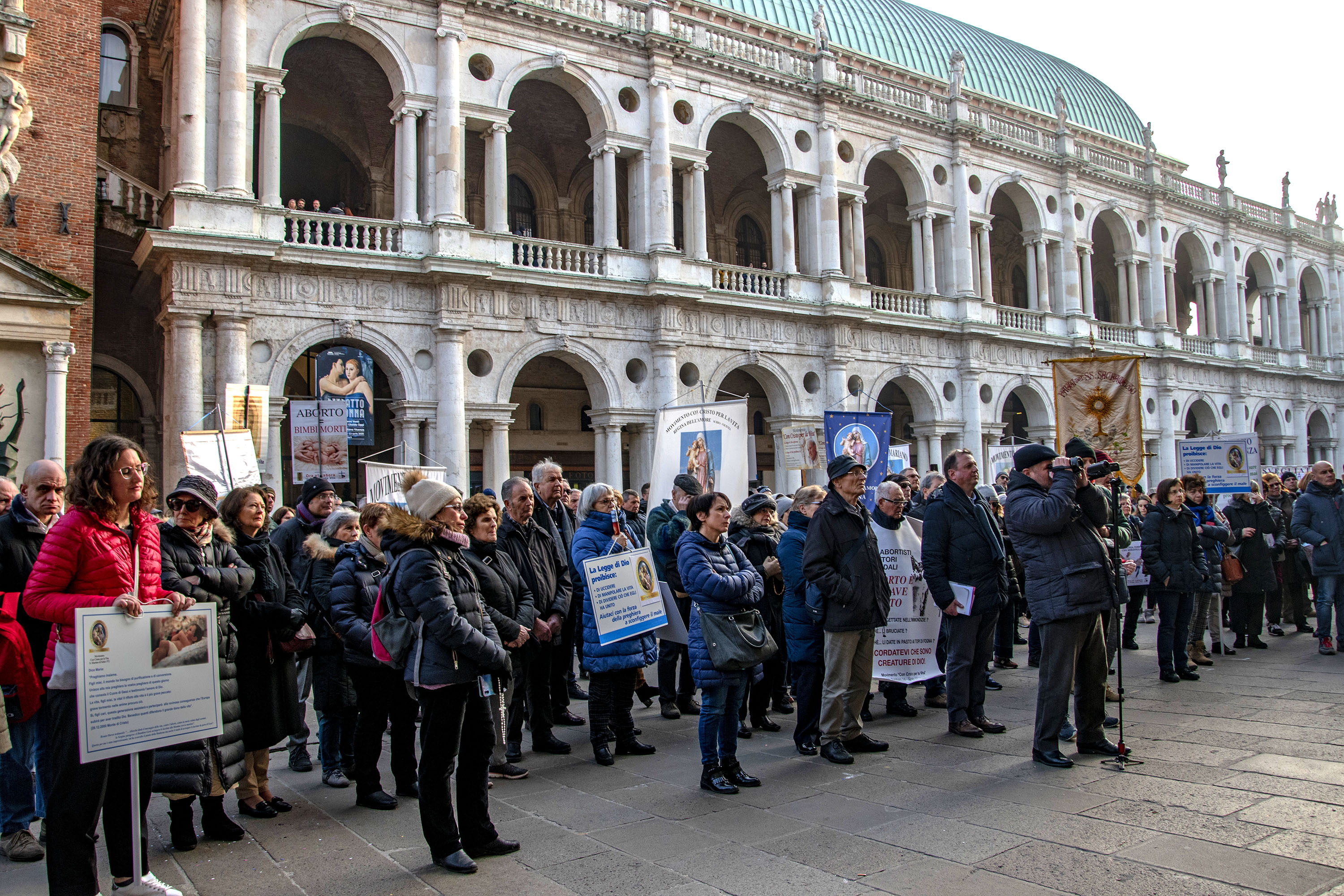 L’intervento di Toni Brandi alla Marcia per la Vita a Vicenza 1